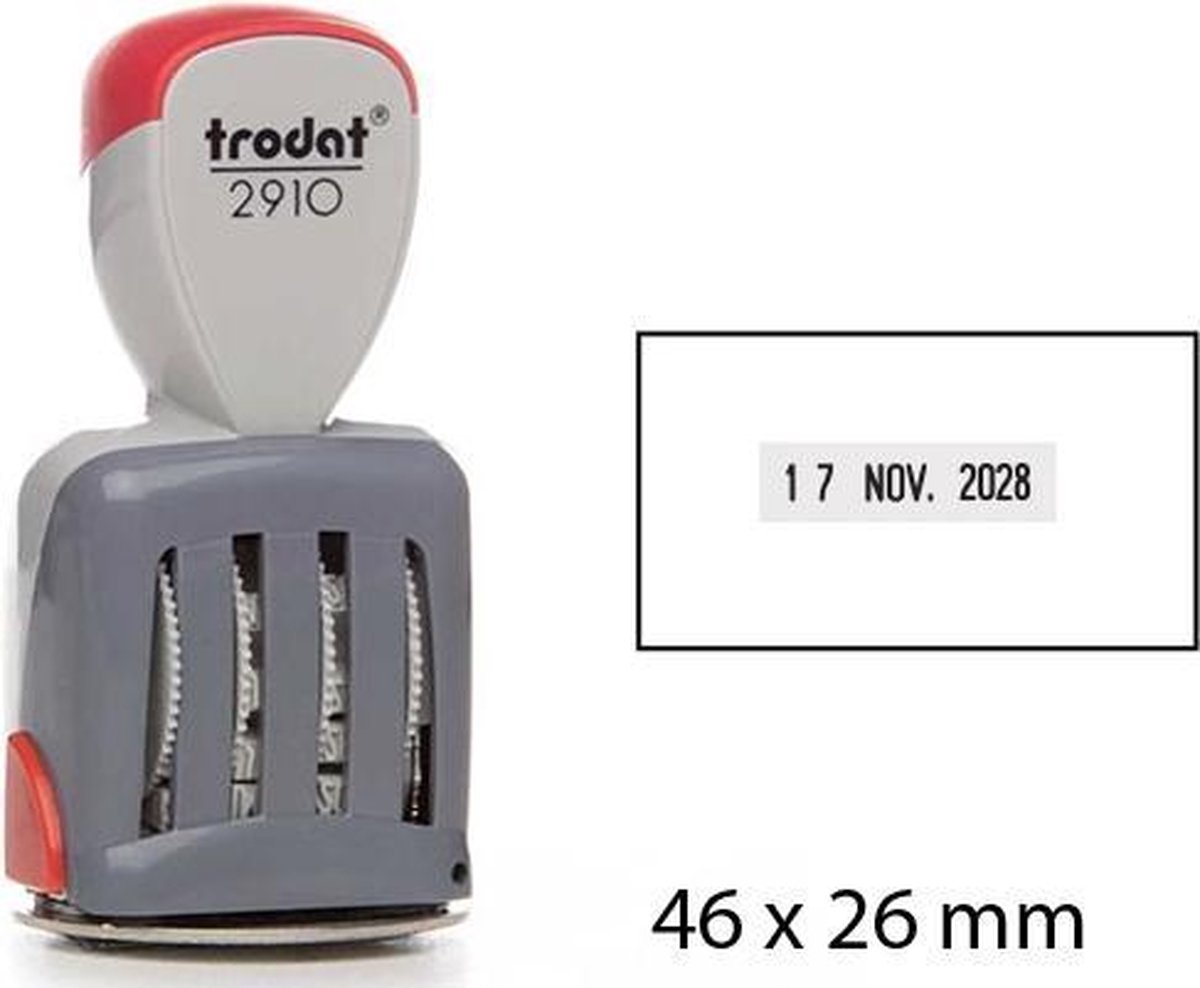 Trodat Classic 2910 | 4mm | Datumstempel | 46x26mm